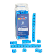 Phonix Cubes Blue Consonants (120 cubes) - ABC School Supplies