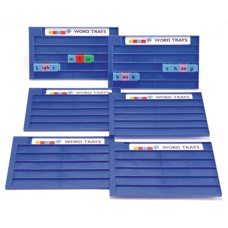 Phonix Word Trays Set Of 6 - ABC School Supplies