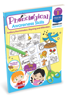 Phonological Awareness Skills Book 1: Auditory Discrimination, Rhyming And Alliteration - ABC School Supplies