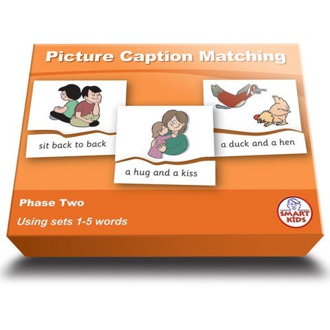 Picture Caption Matching Phase Two Set 2 - ABC School Supplies