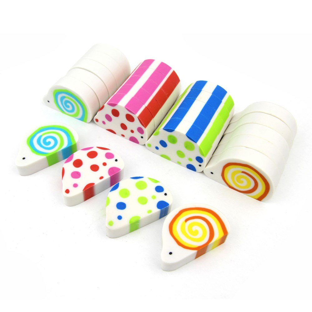 **Plastic Animal Erasers Assorted Box of 24 - ABC School Supplies