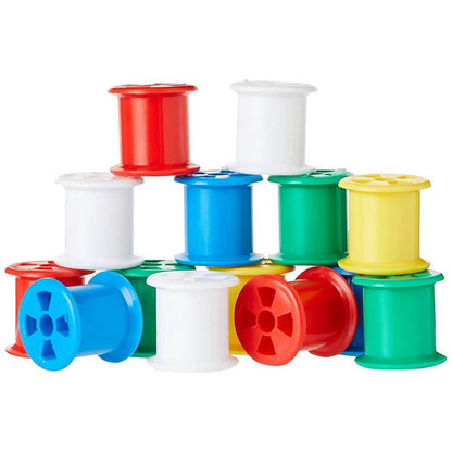 Plastic Cotton Reels Set Of 100 - ABC School Supplies