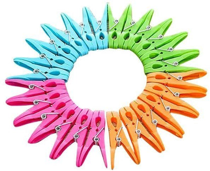 **Plastic Craft Pegs Pack Of 20 - ABC School Supplies
