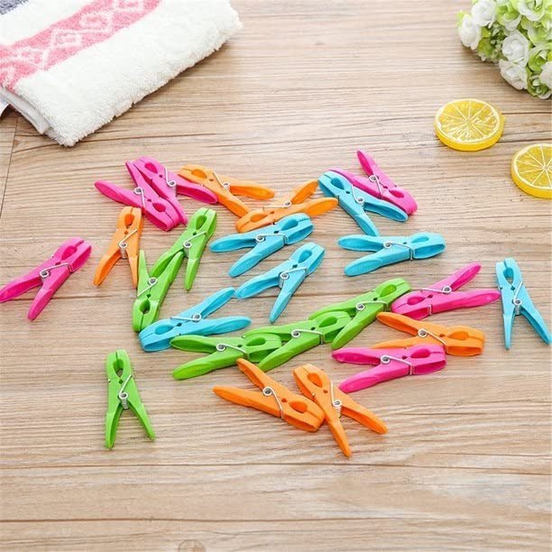 **Plastic Craft Pegs Pack Of 20 - ABC School Supplies