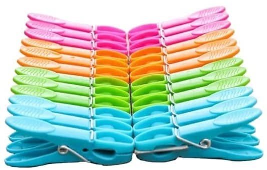 **Plastic Craft Pegs Pack Of 20 - ABC School Supplies