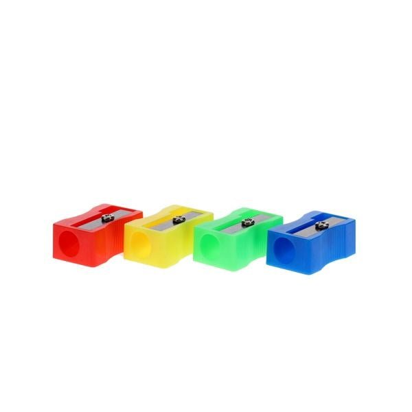 Plastic Single Hole Pencil Sharpeners Pack of 72 - ABC School Supplies
