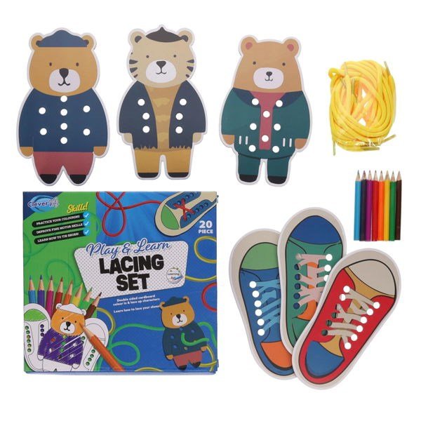 **Play and Learn Lacing Set - ABC School Supplies