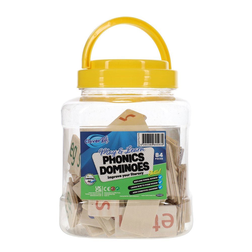 Play and Learn Phonics Dominoes 84 pcs - ABC School Supplies