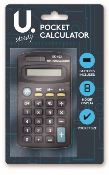 **Pocket Primary Calculator - ABC School Supplies