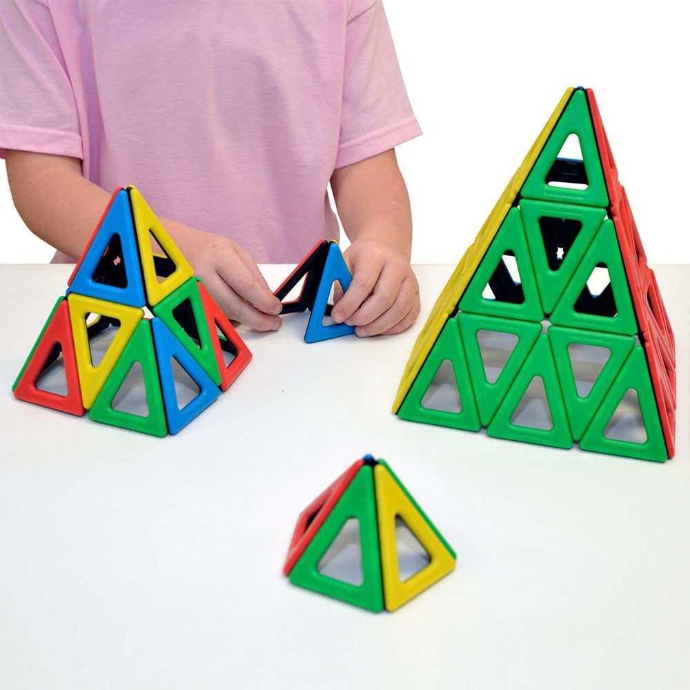 Polydron Magnetic Isosceles Triangles Set - ABC School Supplies