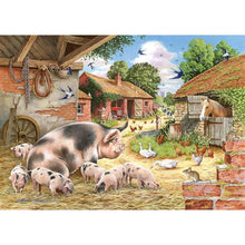 Poppy's Piglets - BIG 500 Piece Jigsaw Puzzle - ABC School Supplies