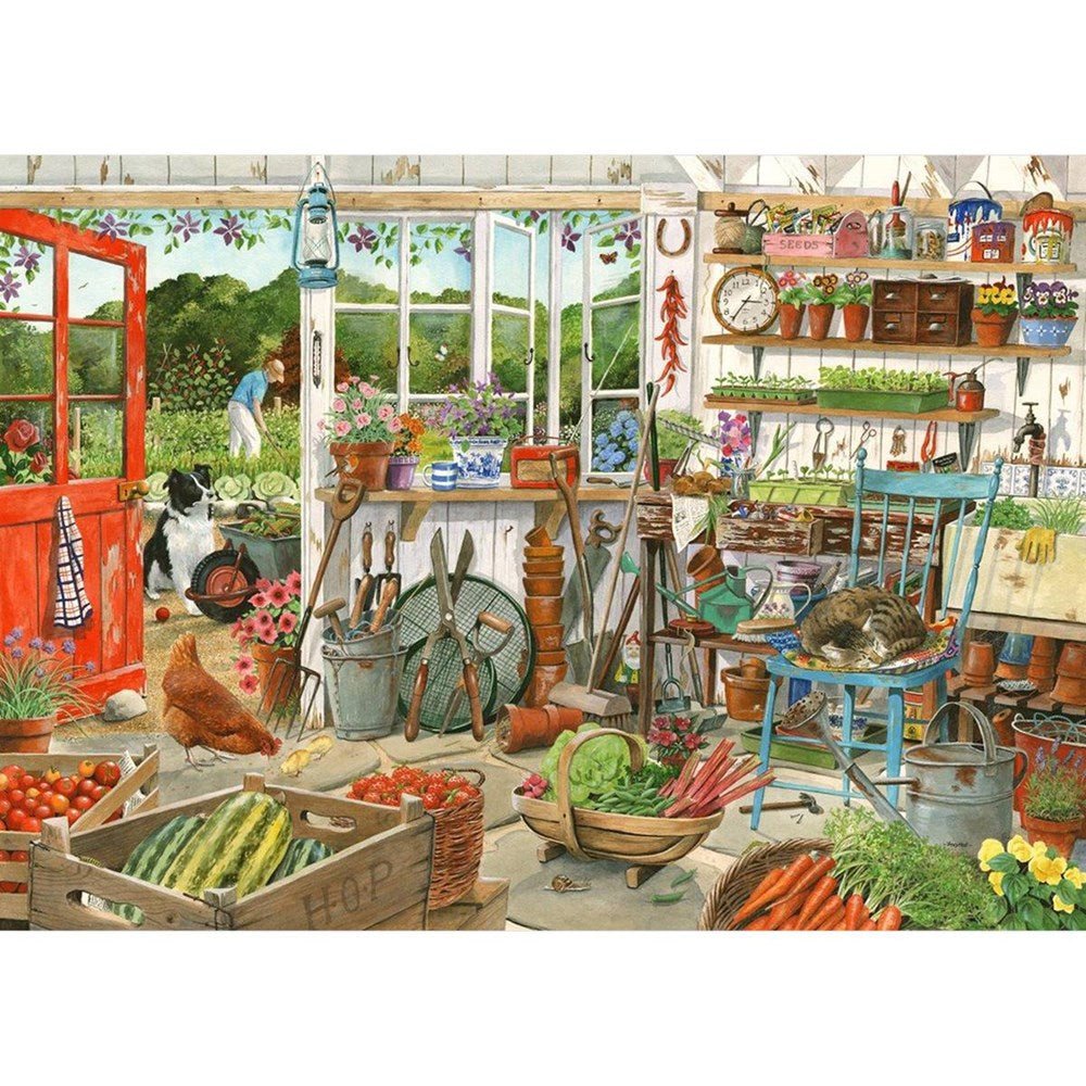 Potting Shed - 1000 Piece Jigsaw Puzzle - ABC School Supplies