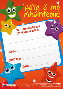 Praise Pad Nota O Mo Mhuinteoir - ABC School Supplies