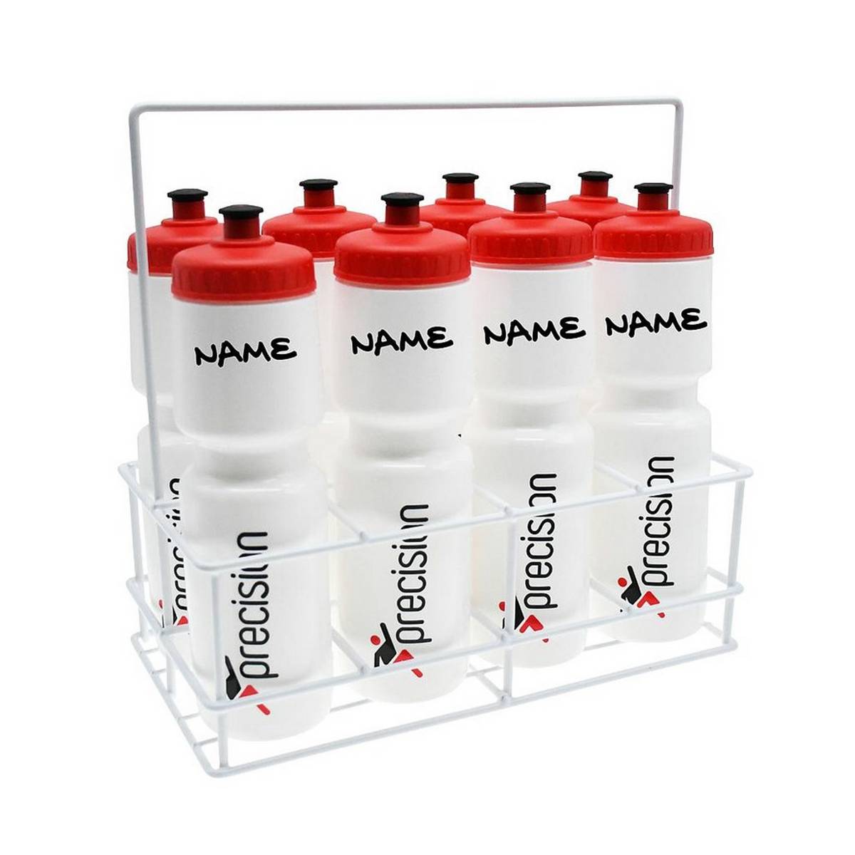 Precision 8 Water Bottles And Wire Carrier - ABC School Supplies