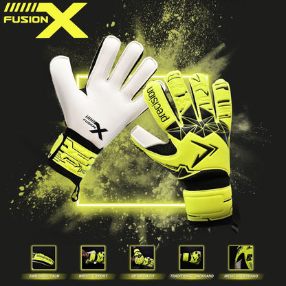 Precision Fusion X Flat Cut Essential Goalkeeper Gloves - ABC School Supplies