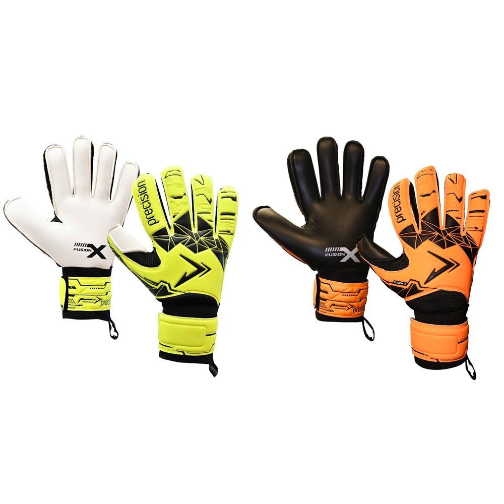 Precision Junior Fusion X Flat Cut Essential Goalkeeper Gloves - ABC School Supplies