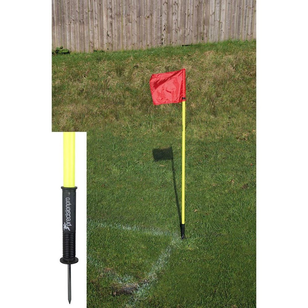 Precision "Sprung" Corner Posts - Fluo Yellow (Set of 4) - ABC School Supplies