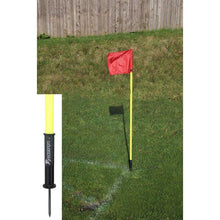 Precision "Sprung" Corner Posts - Fluo Yellow (Set of 4) - ABC School Supplies
