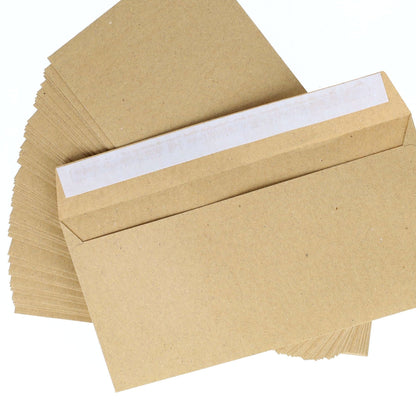 Premail Peel & Seal Dl Envelopes Pack Of 50 - Manilla - ABC School Supplies