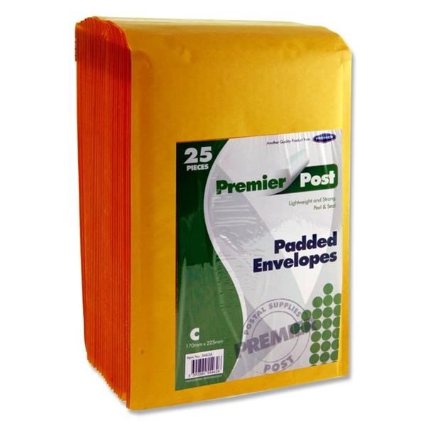 **Premail Sealed Air Bubble Bags Size C 170X225mm - ABC School Supplies