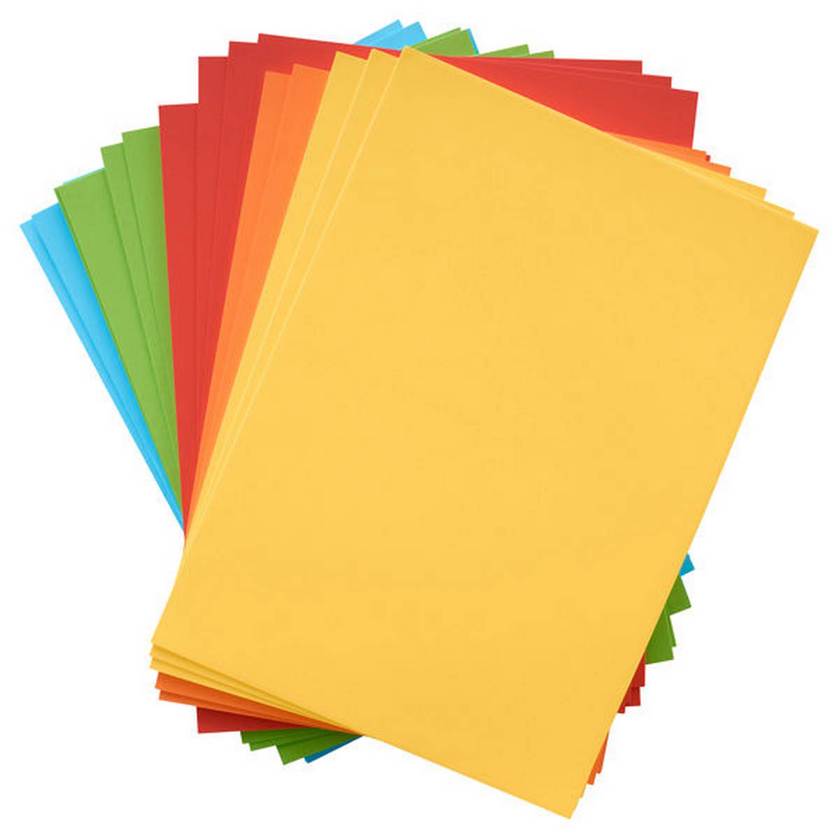 Premier A3 160G Activity Card Rainbow Assorted Colours (Pack Of 200 Sheets) - ABC School Supplies