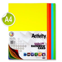Premier A4 160G Activity Card Rainbow Assorted Colours (Pack Of 500 Sheets) - ABC School Supplies