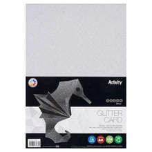 Premier A4 250Gsm Glitter Card 10 Sheets - Silver - ABC School Supplies