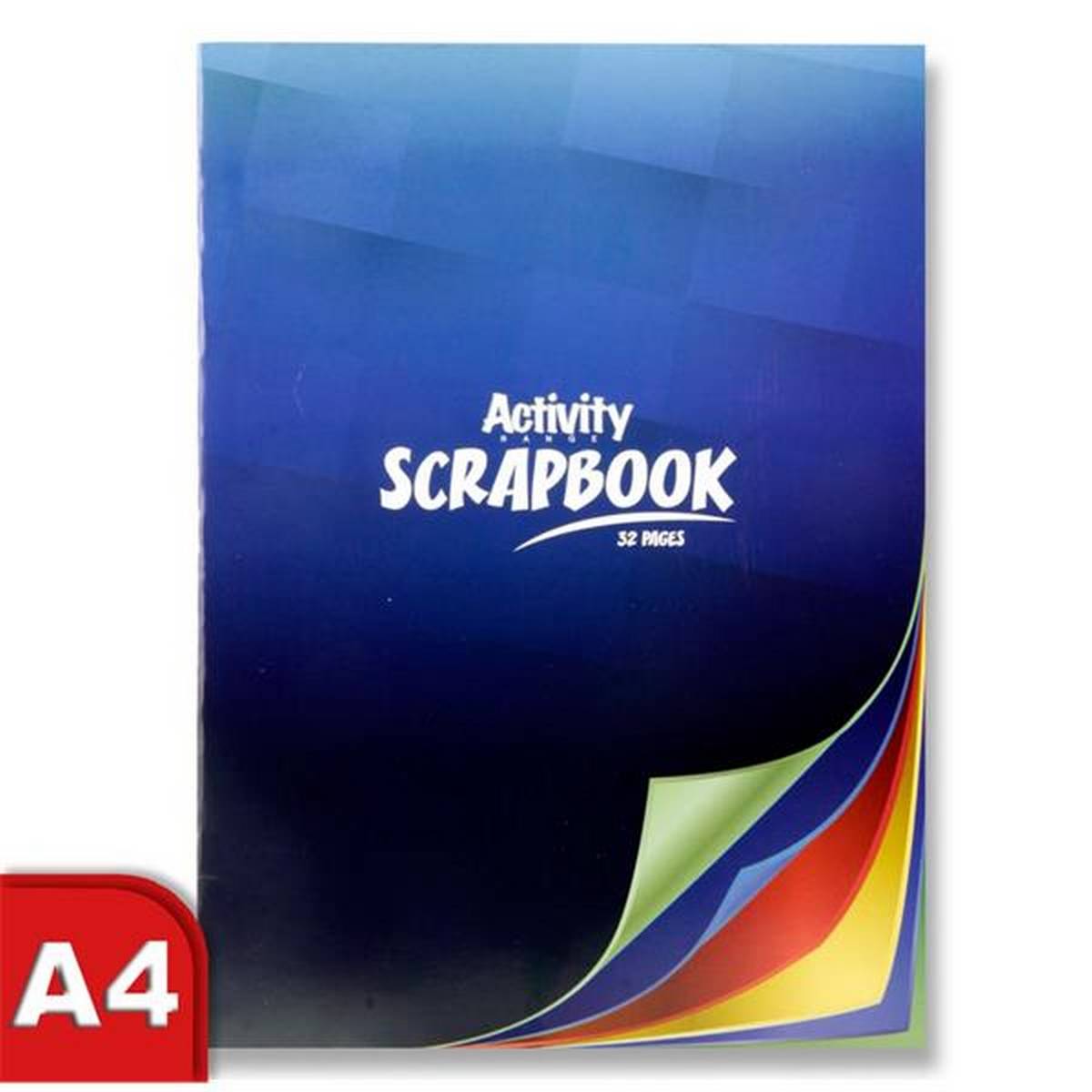 Premier A4 32 Page Coloured Scrap Book - ABC School Supplies