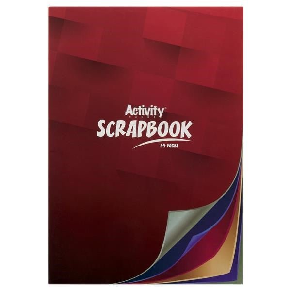 Premier A4 64 Page Coloured Scrap Book - ABC School Supplies