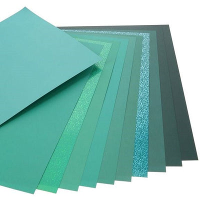 Premier A4 Card Pad 24 Sheets - Shades Of Aqua - ABC School Supplies