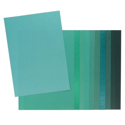 Premier A4 Card Pad 24 Sheets - Shades Of Aqua - ABC School Supplies