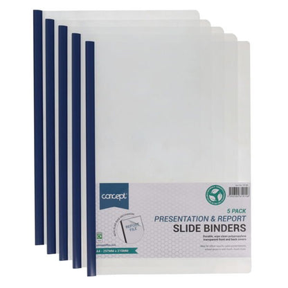 Premier A4 Display Document Folders - Value Pack of 5 - ABC School Supplies