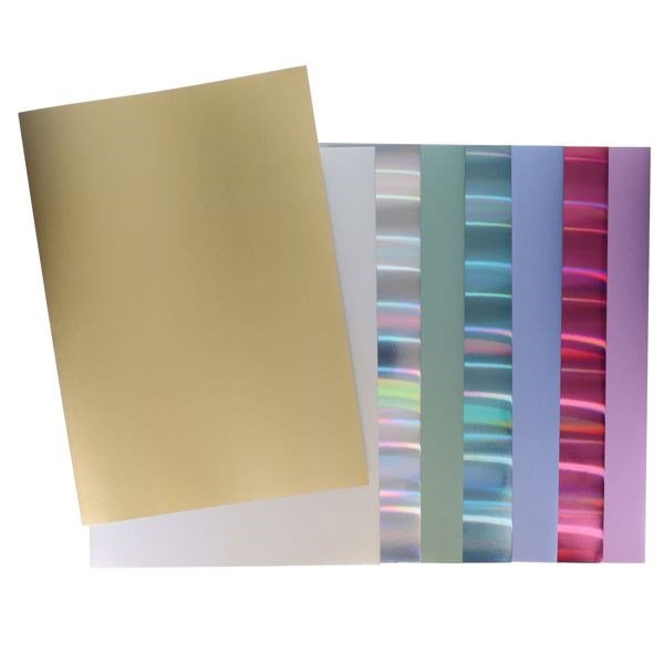 Premier A4 Foil Card 16 Sheets - Shades Of Pastel - ABC School Supplies