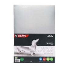 Premier A4 Silver Card 210Gsm (Pack Of 25 Sheets) - ABC School Supplies