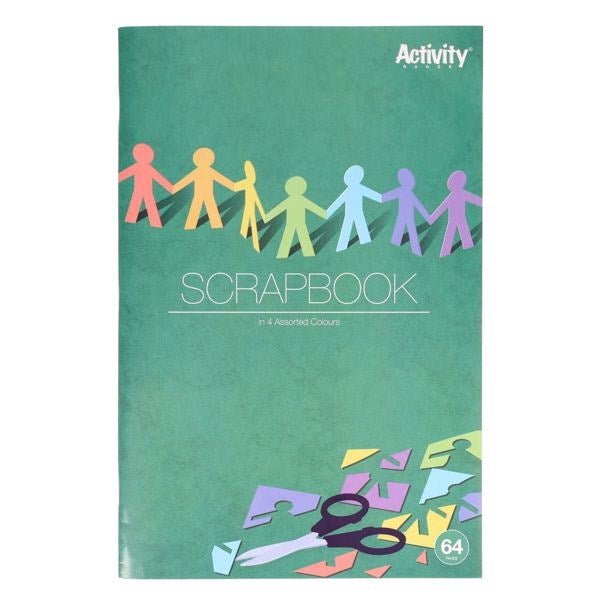 Premier Activity 64Pg 340X235mm Scrapbook - ABC School Supplies