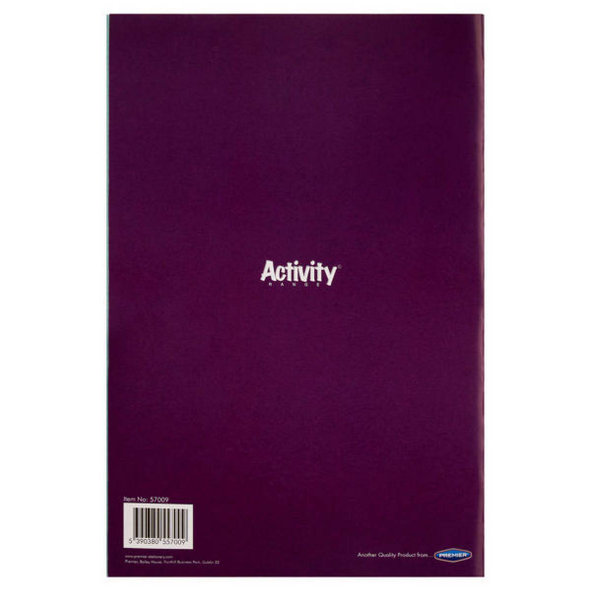 Premier Activity 80Pg 360X240mm Scrapbook - ABC School Supplies