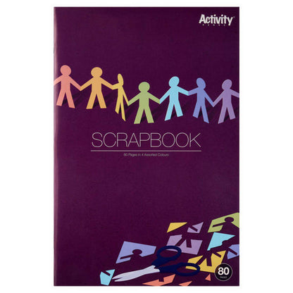 Premier Activity 80Pg 360X240mm Scrapbook - ABC School Supplies
