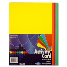 Premier Activity A4 160gsm Card 50 Sheets - Rainbow - ABC School Supplies