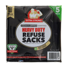 Premier Heavy Duty Refuse Sacks Pack Of 5 - ABC School Supplies