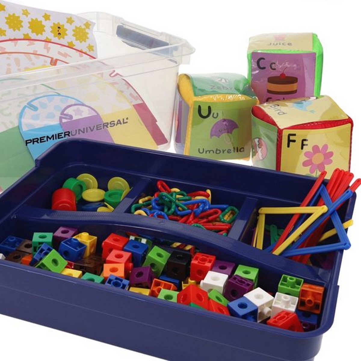 Premier Multi - Purpose Large Storage Box - Navy Blue - ABC School Supplies