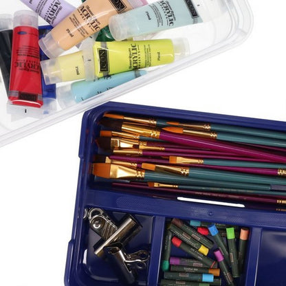 Premier Multi - Purpose Large Storage Box - Navy Blue - ABC School Supplies