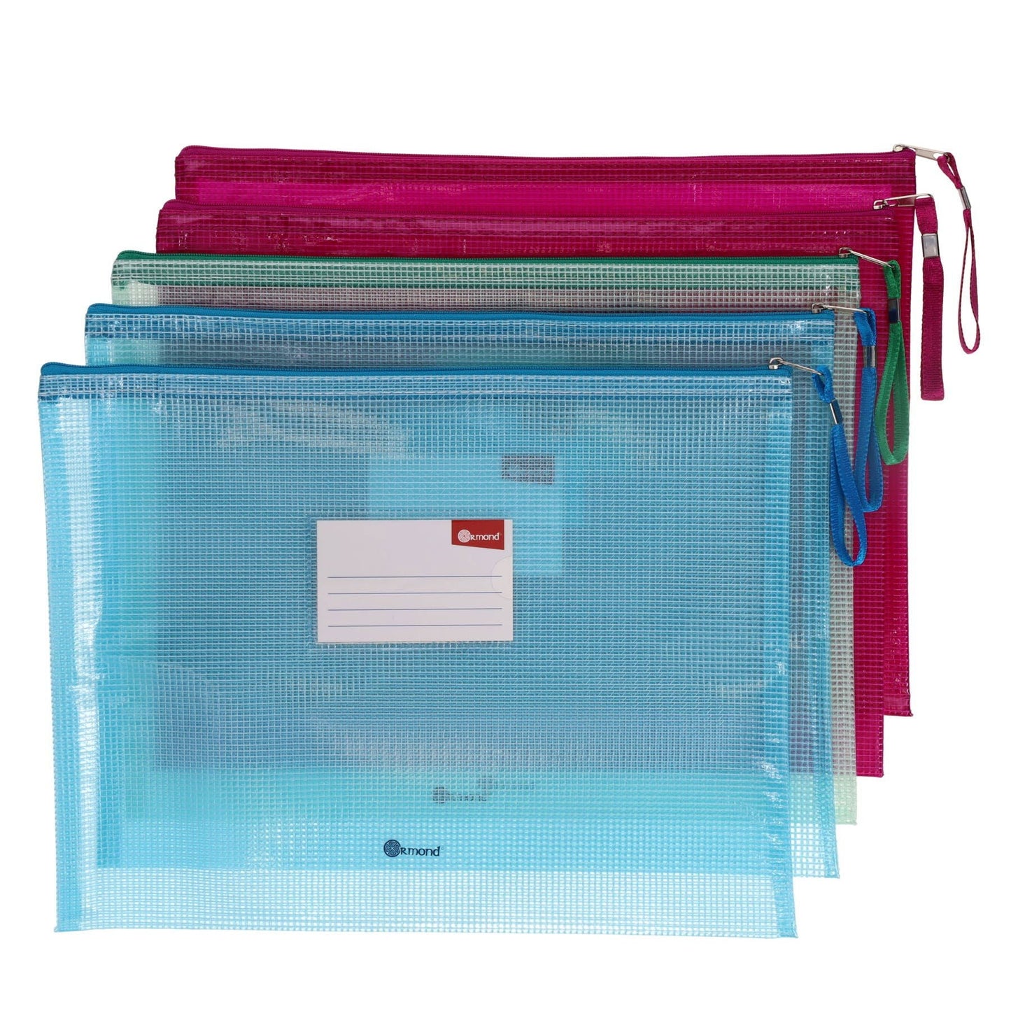 Premier Office A4+ Mesh Storage Wallets Pack of 5 - ABC School Supplies