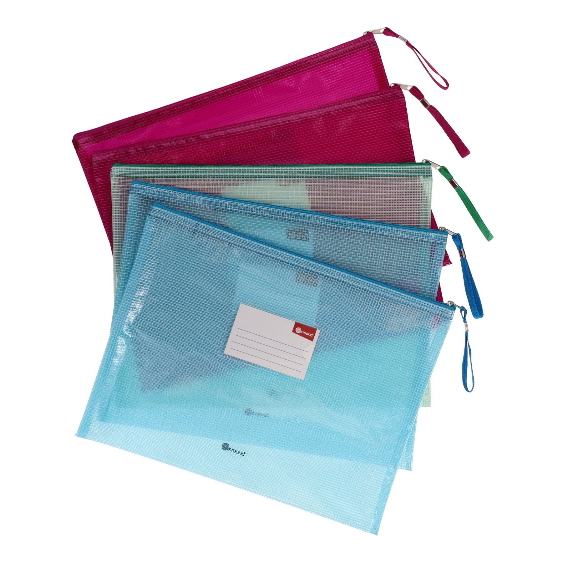 Premier Office A4+ Mesh Storage Wallets Pack of 5 - ABC School Supplies