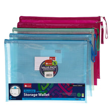 Premier Office A4+ Mesh Storage Wallets Pack of 5 - ABC School Supplies
