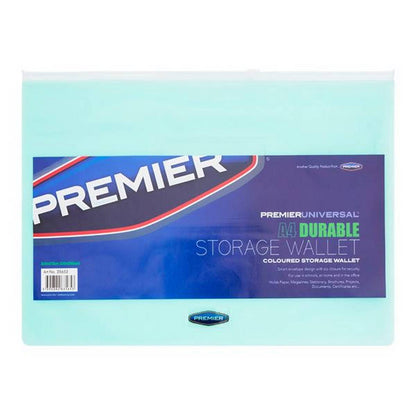 **Premier Universal A4 Durable Coloured Storage Wallet - ABC School Supplies