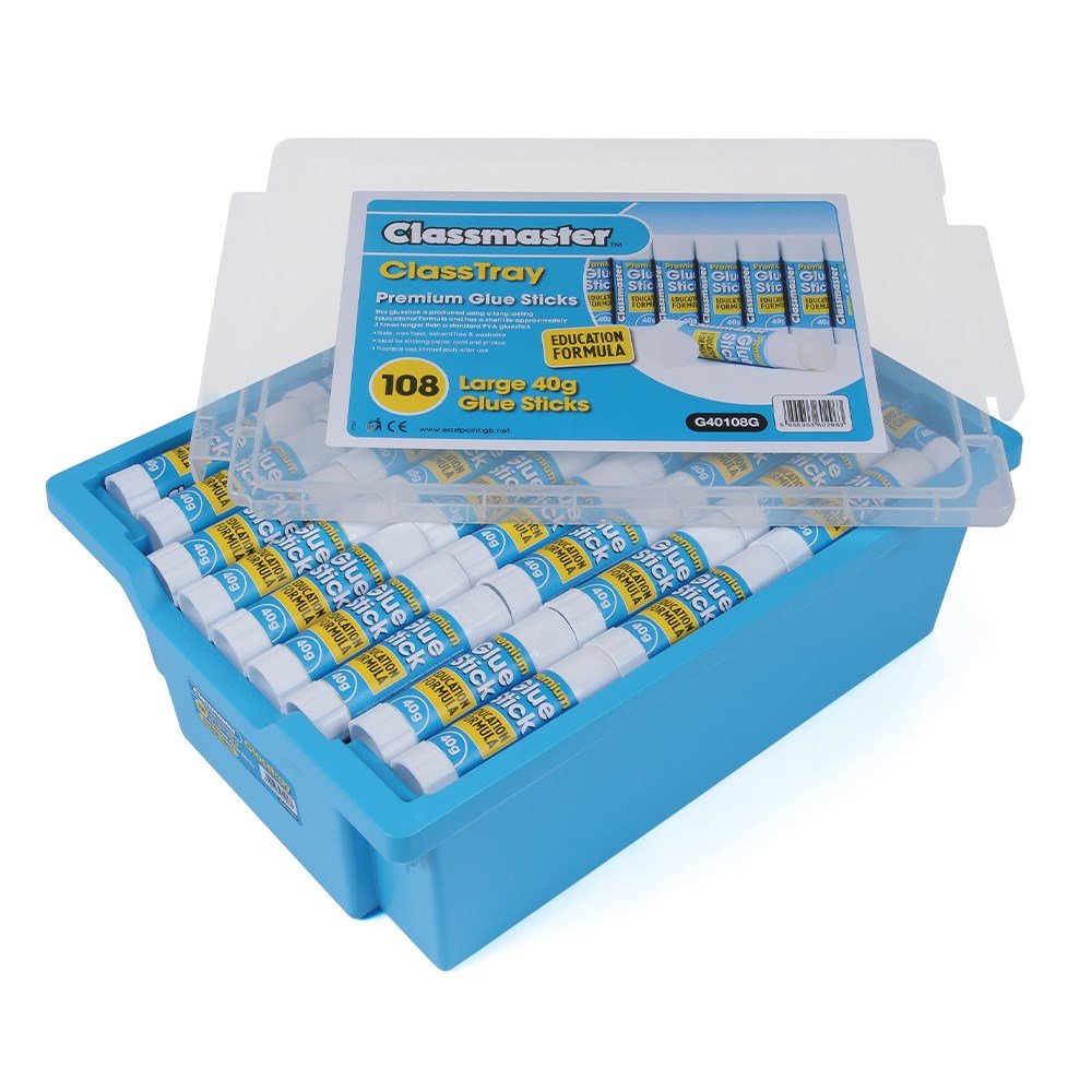 Premium PVP Gluestick 40g in Gratnell's tray - ABC School Supplies
