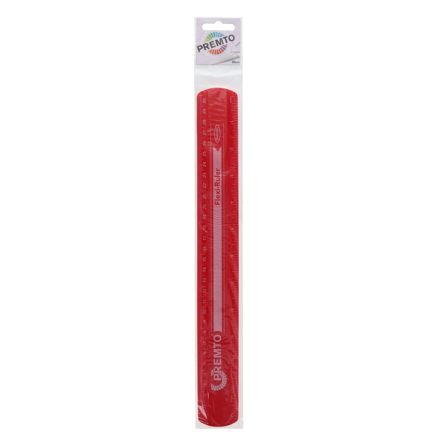 Premto 30cm Flexible Ruler - Assorted Colours - ABC School Supplies