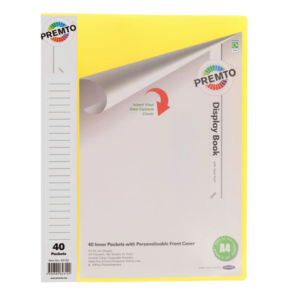 Premto 40 Pocket Display Book - ABC School Supplies