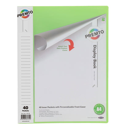 Premto 40 Pocket Display Book - ABC School Supplies