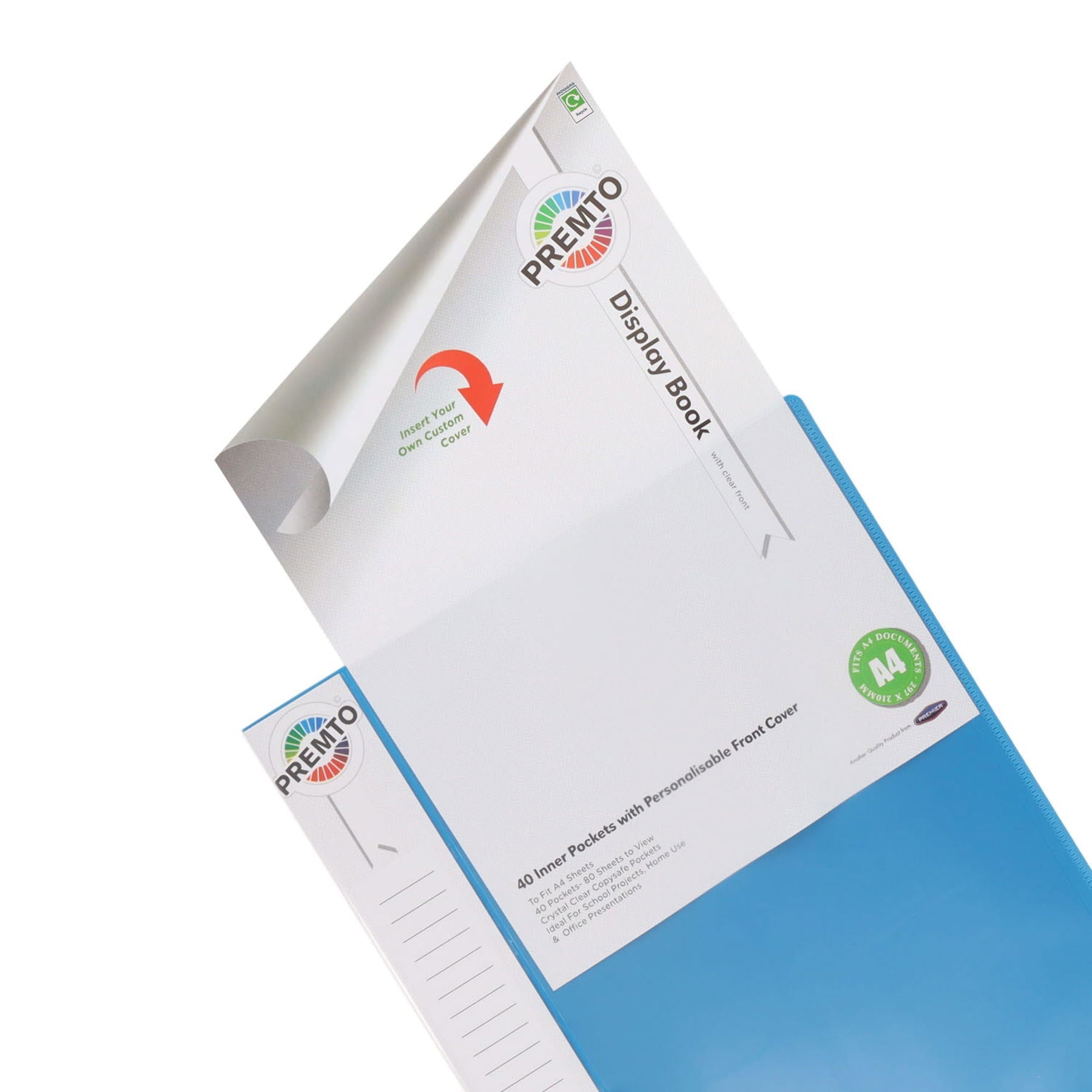 Premto 40 Pocket Display Book - ABC School Supplies
